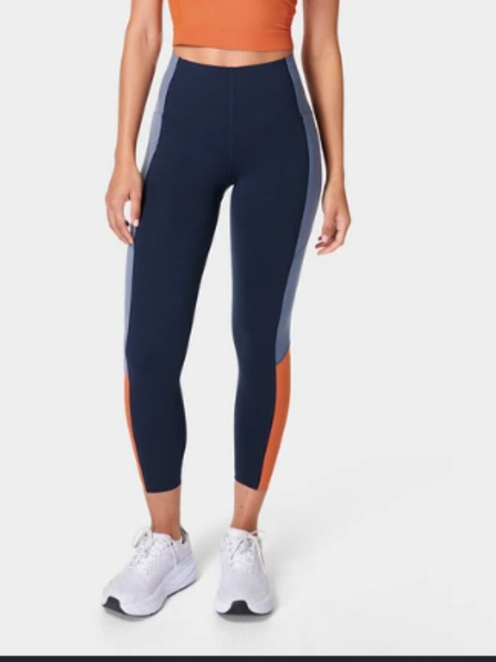 Sweaty Betty Power UltraSculpt High-Waisted 7/8 Colour Block Gym XS